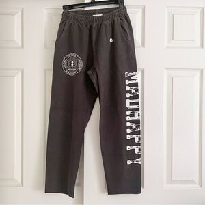 Madhappy Local Optimist Group Textured Sweatpants Grey XS NEW